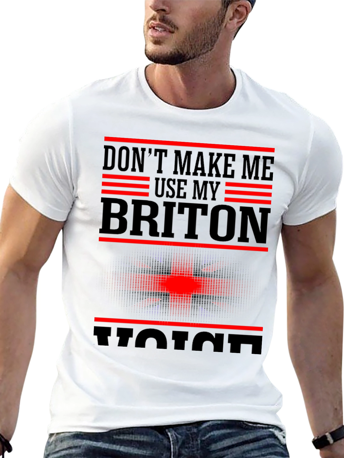 Briton Voice Graphic T-Shirt - Black