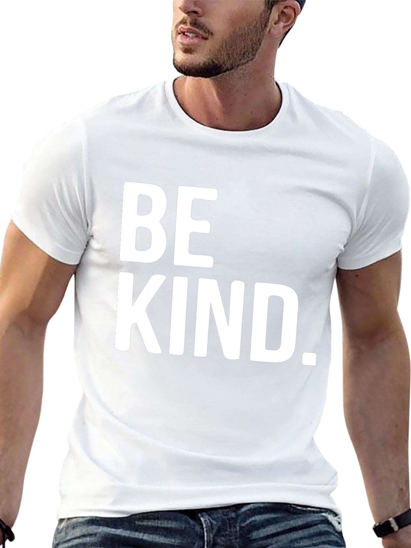 Be Kind. Graphic Tee - Classic Crew Neck T-Shirt