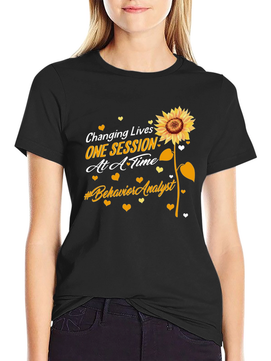 Behavior Analyst Sunflower T-Shirt