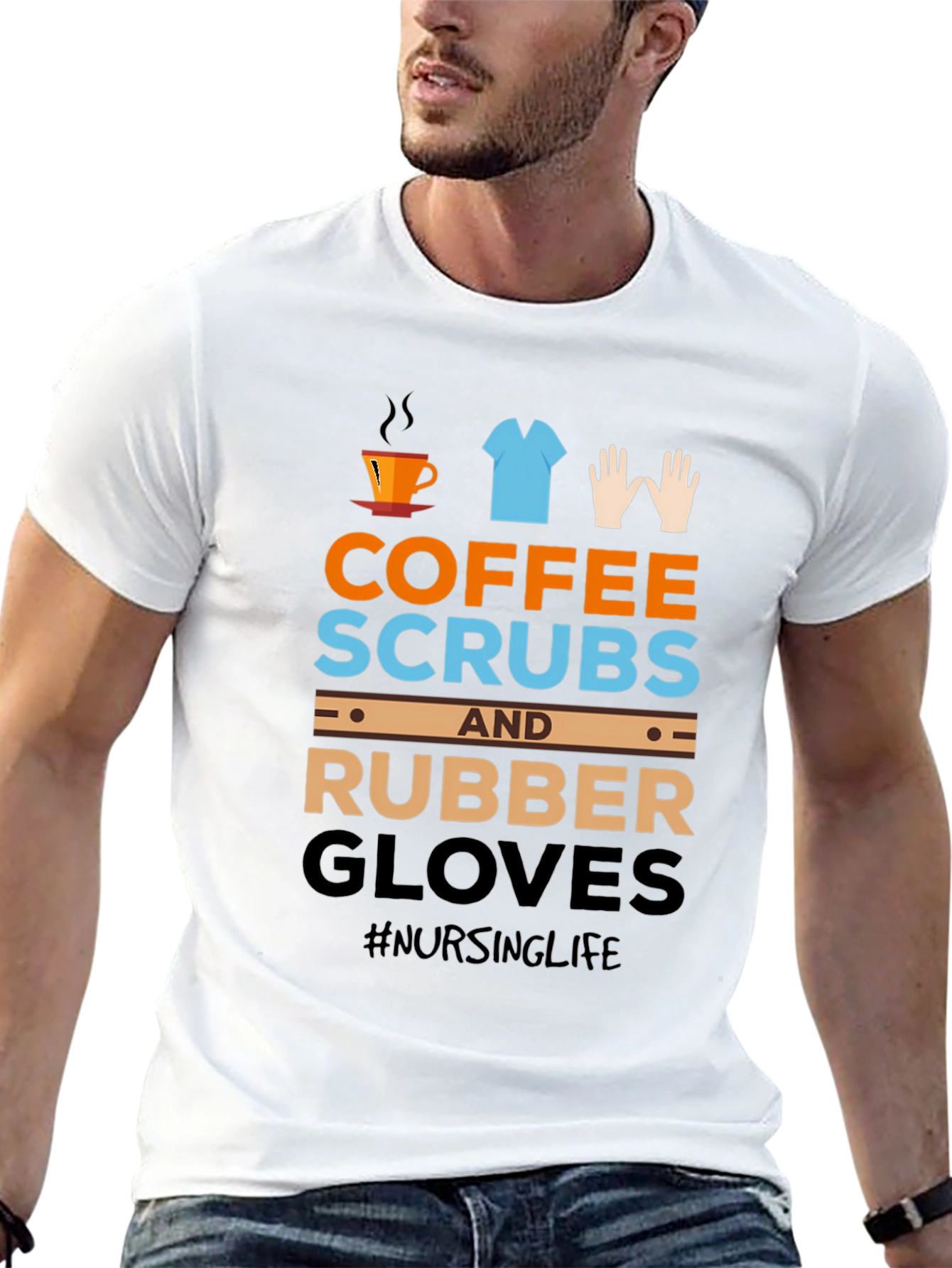 Coffee Scrubs & Rubber Gloves T-Shirt
