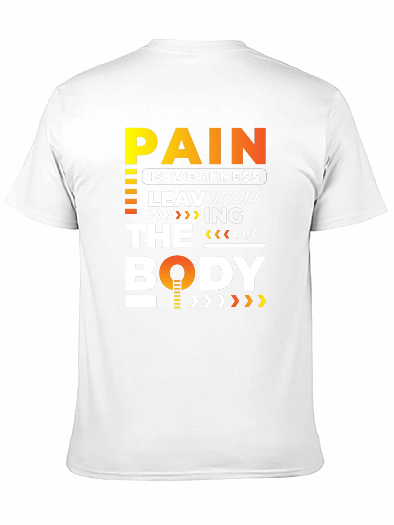 Pain is Weakness T-Shirt - Gym Motivation