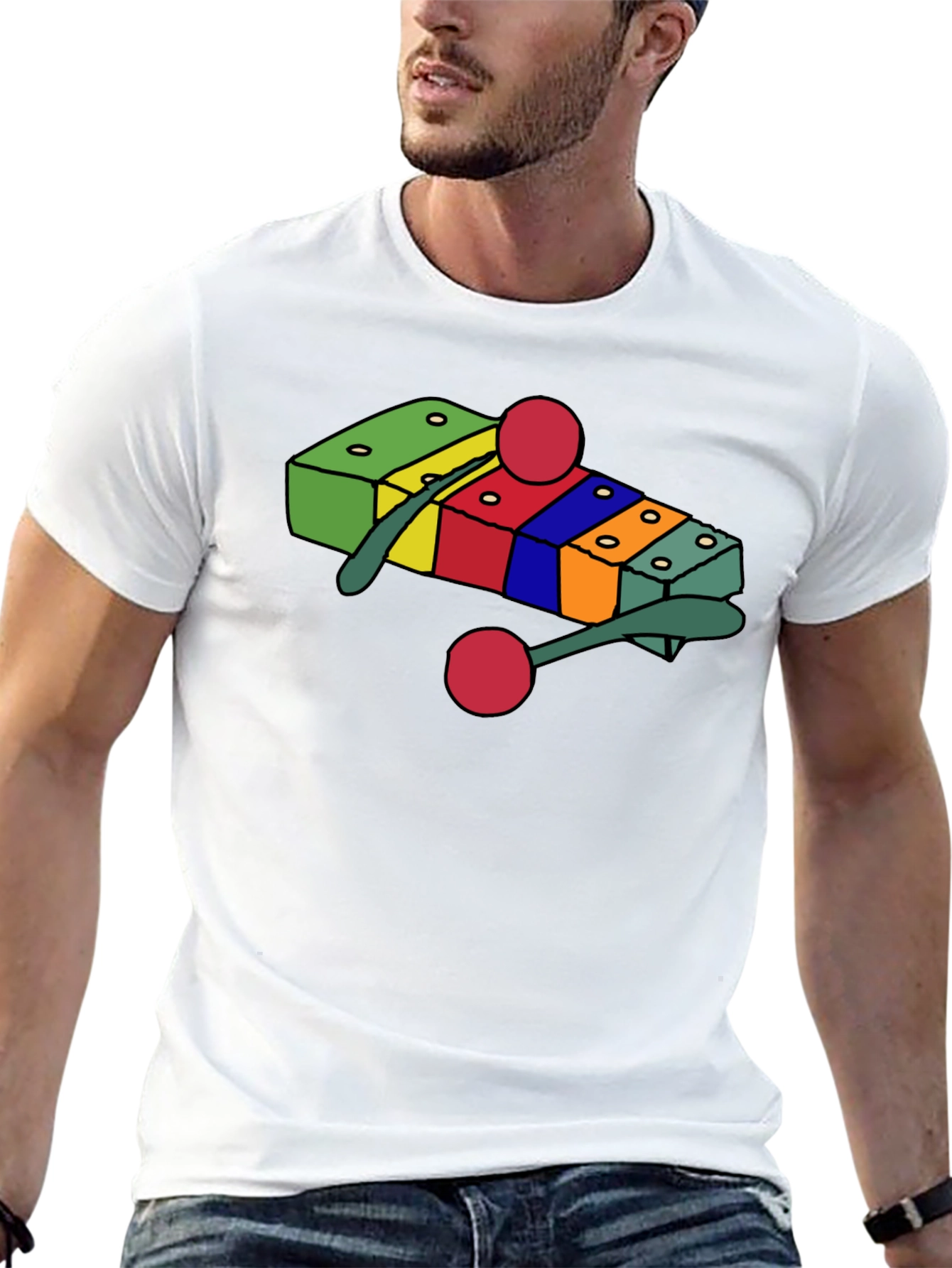 Musical Xylophone Graphic T-Shirt