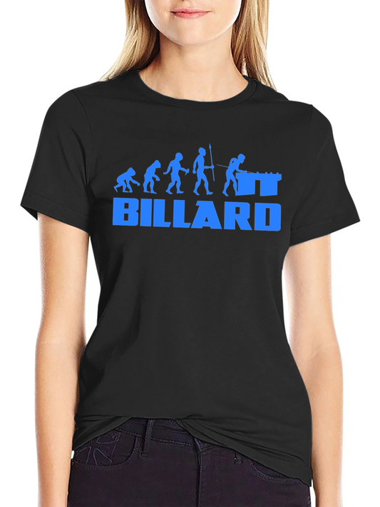 Billiard Evolution T-Shirt - Fun Geeky Tee