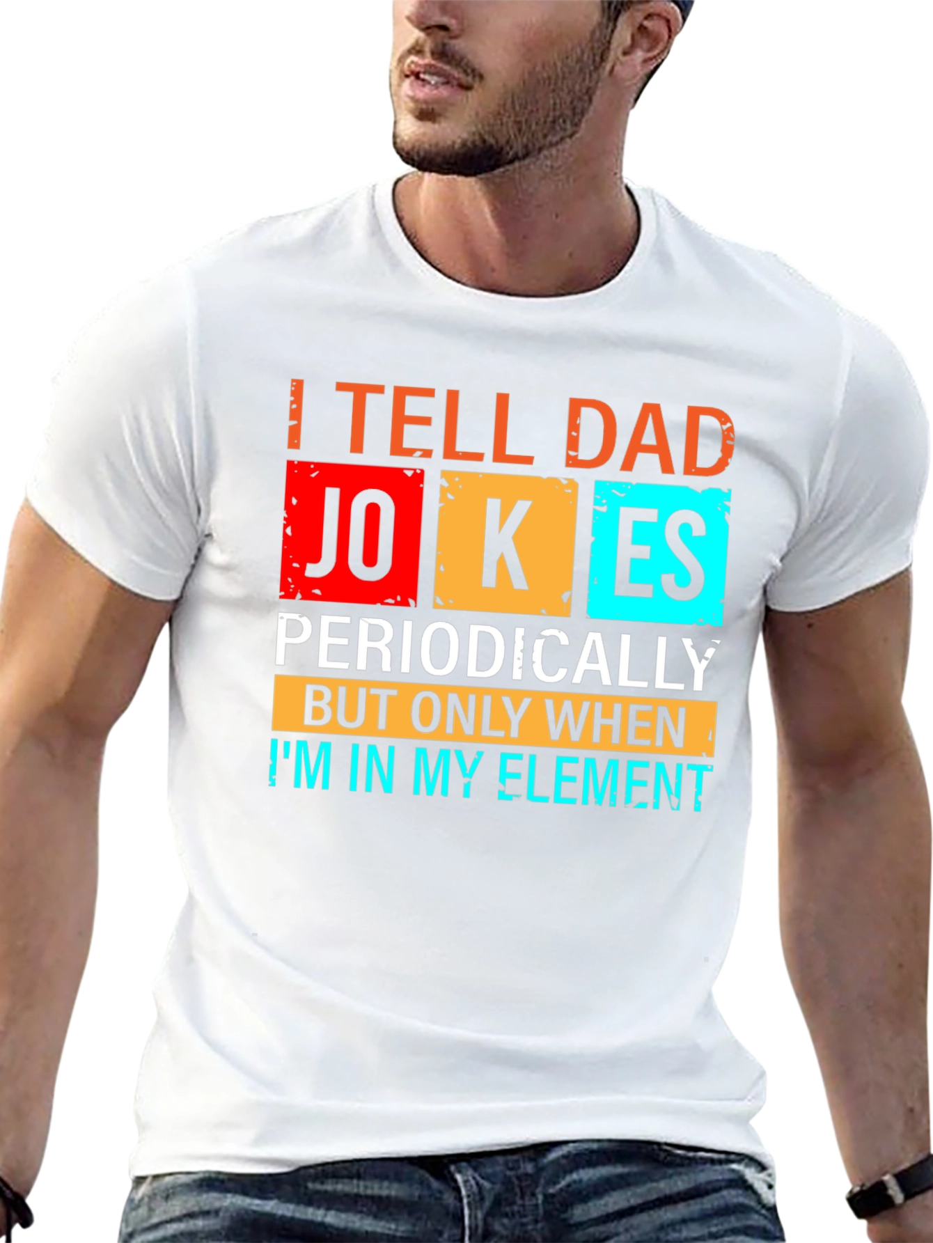 Dad Jokes T-Shirt - Periodic Table Humor Tee