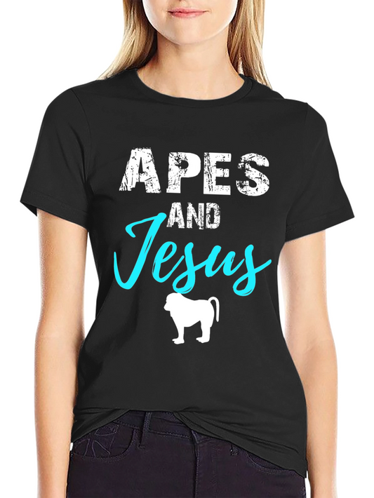 Apes and Jesus Graphic T-Shirt