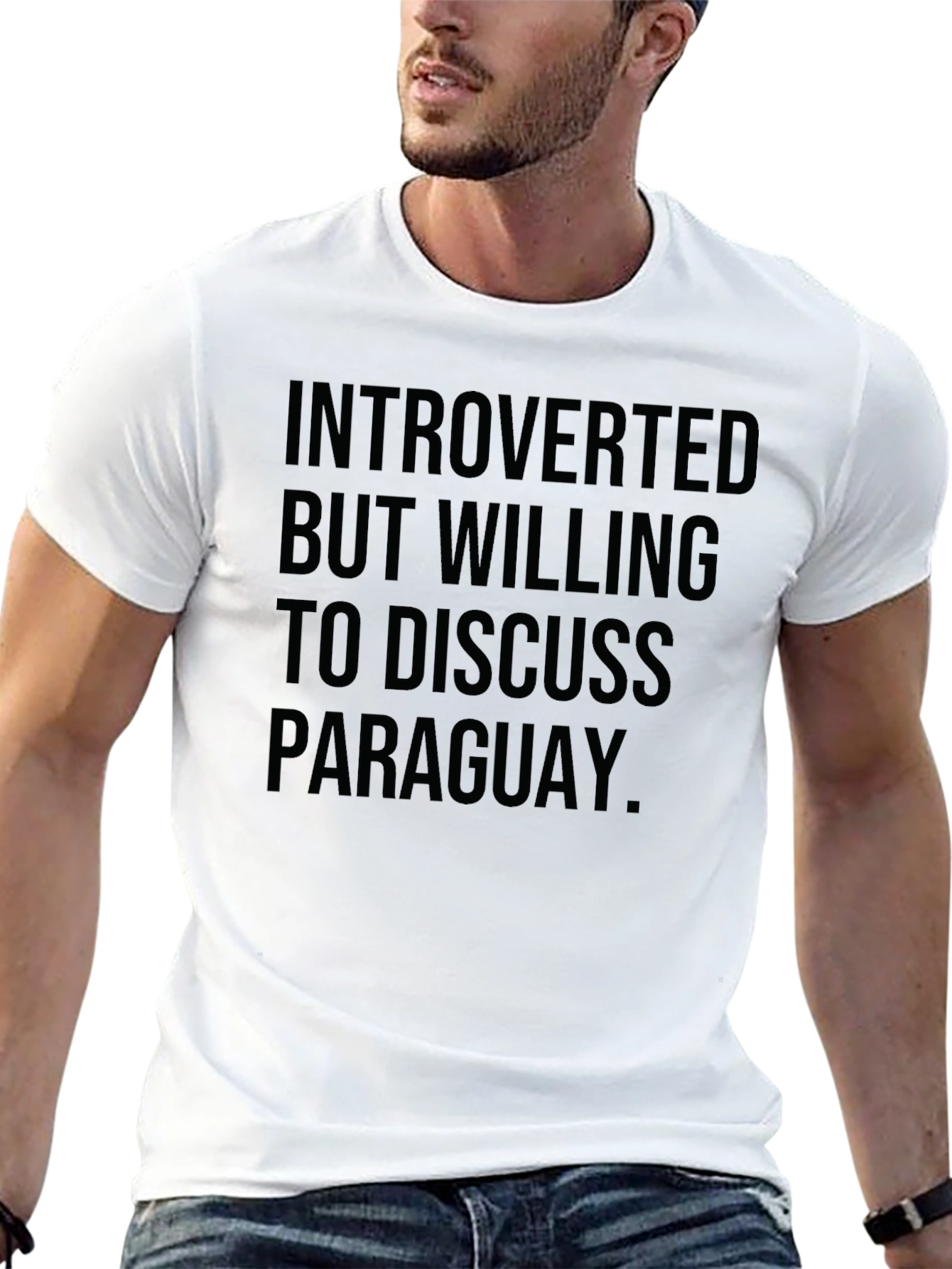 Introverted Paraguay T-Shirt - Funny Graphic Tee