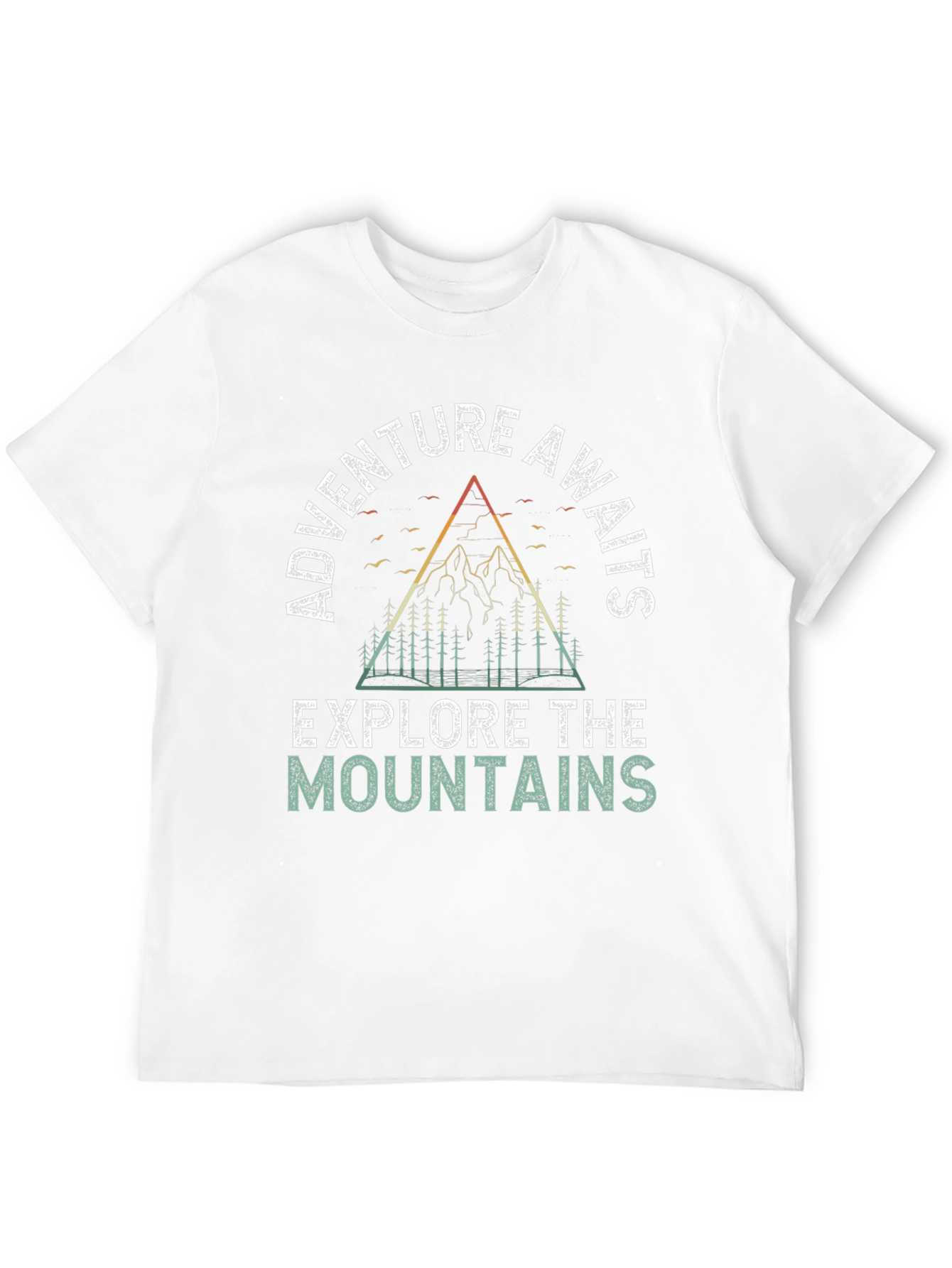 Adventure Awaits Mountain Graphic Tee