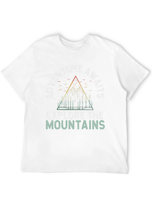 Adventure Awaits Mountain Graphic Tee