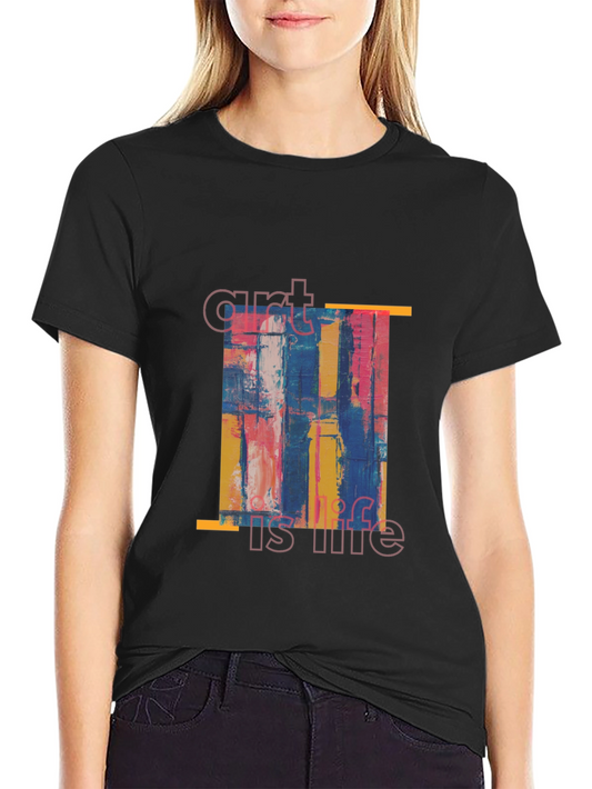 Art Is Life Graphic T-Shirt