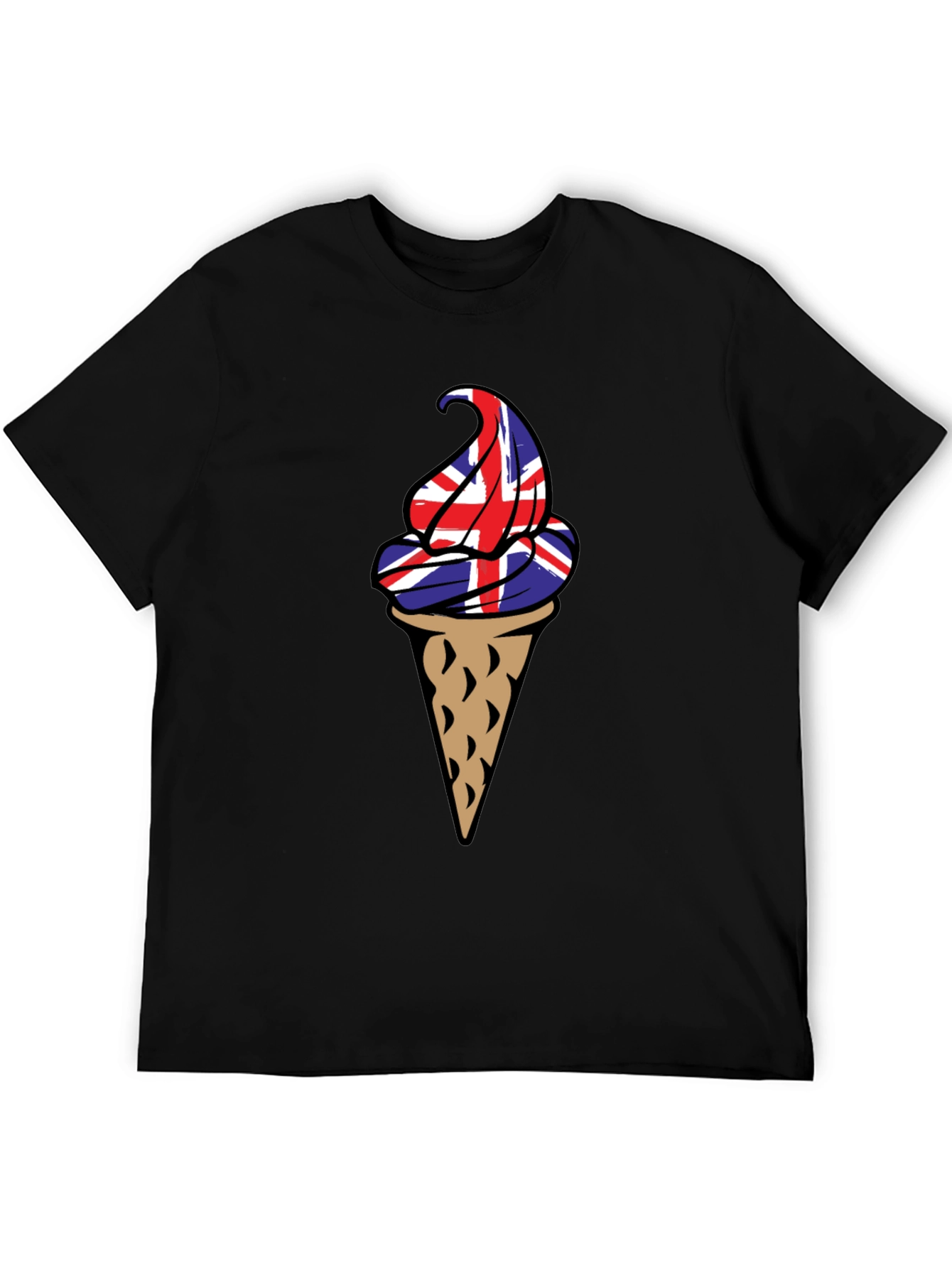 Union Jack Ice Cream T-Shirt - Cool British Style