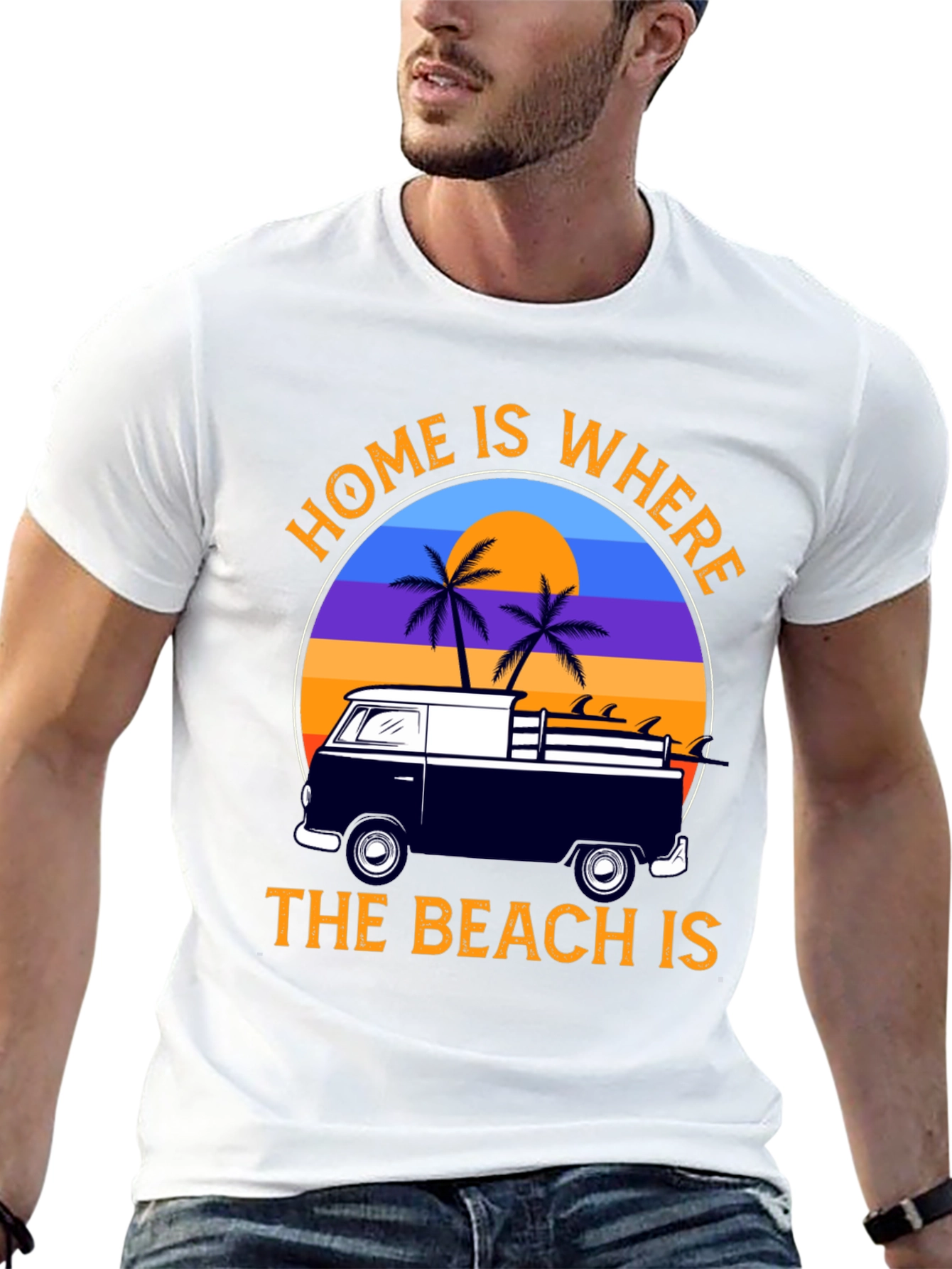 Beach Van Graphic T-Shirt