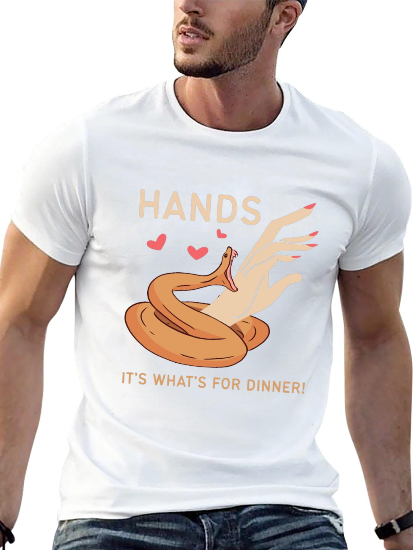 Hands for Dinner T-Shirt - Snake Graphic Tee