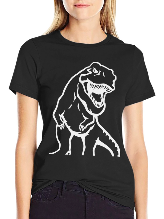 Dino Tee - Black T-Rex Graphic T-Shirt