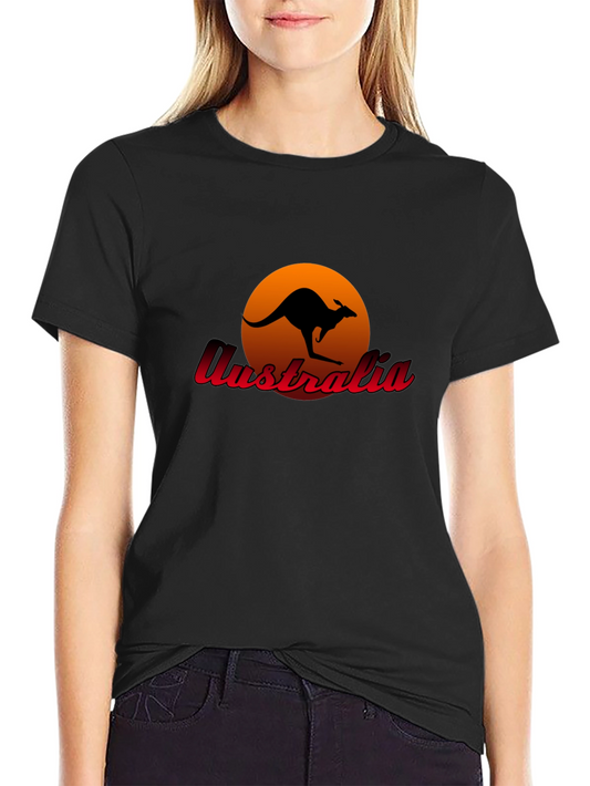Australia Kangaroo Sunset T-Shirt