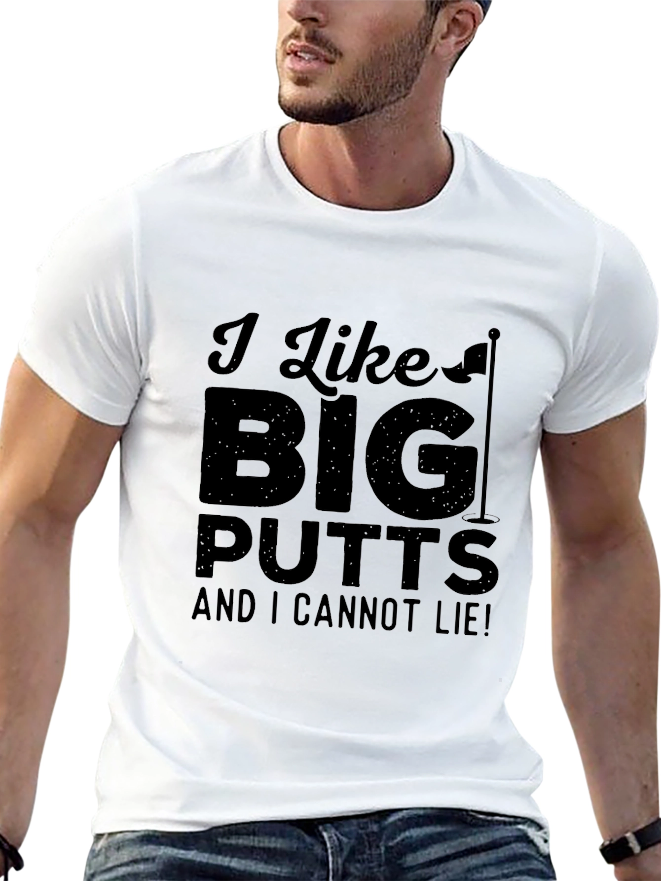 I Like Big Putts Funny Golf T-Shirt