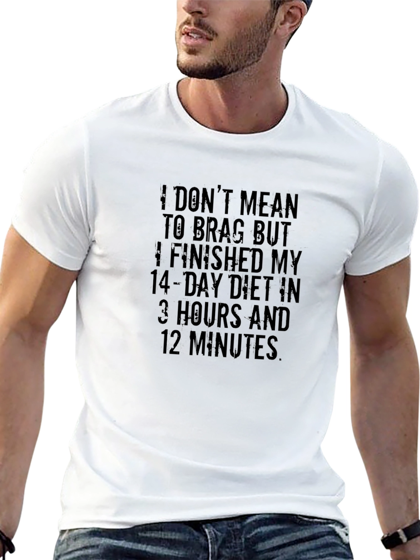 Funny Diet T-Shirt - I Finished My 14-Day Diet