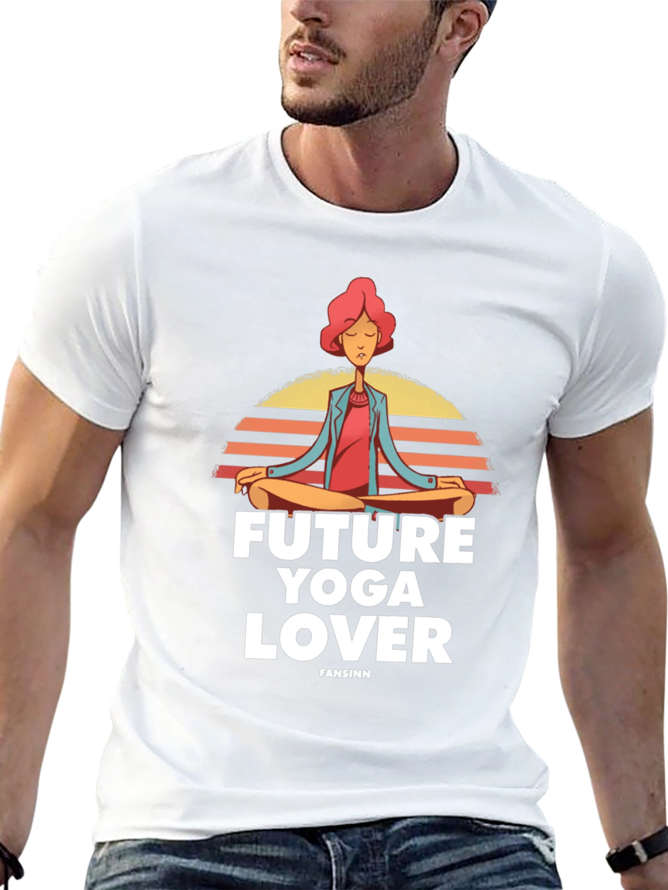 Future Yoga Lover Graphic T-Shirt