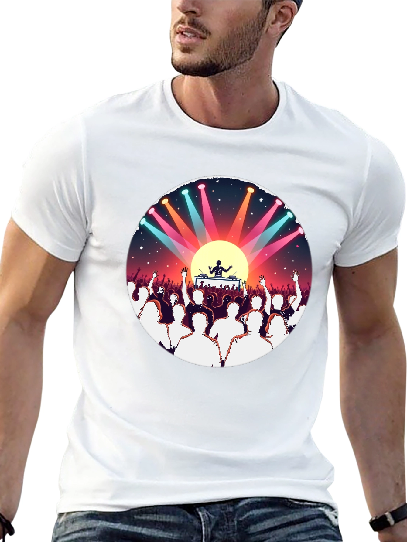 DJ Party Graphic T-Shirt