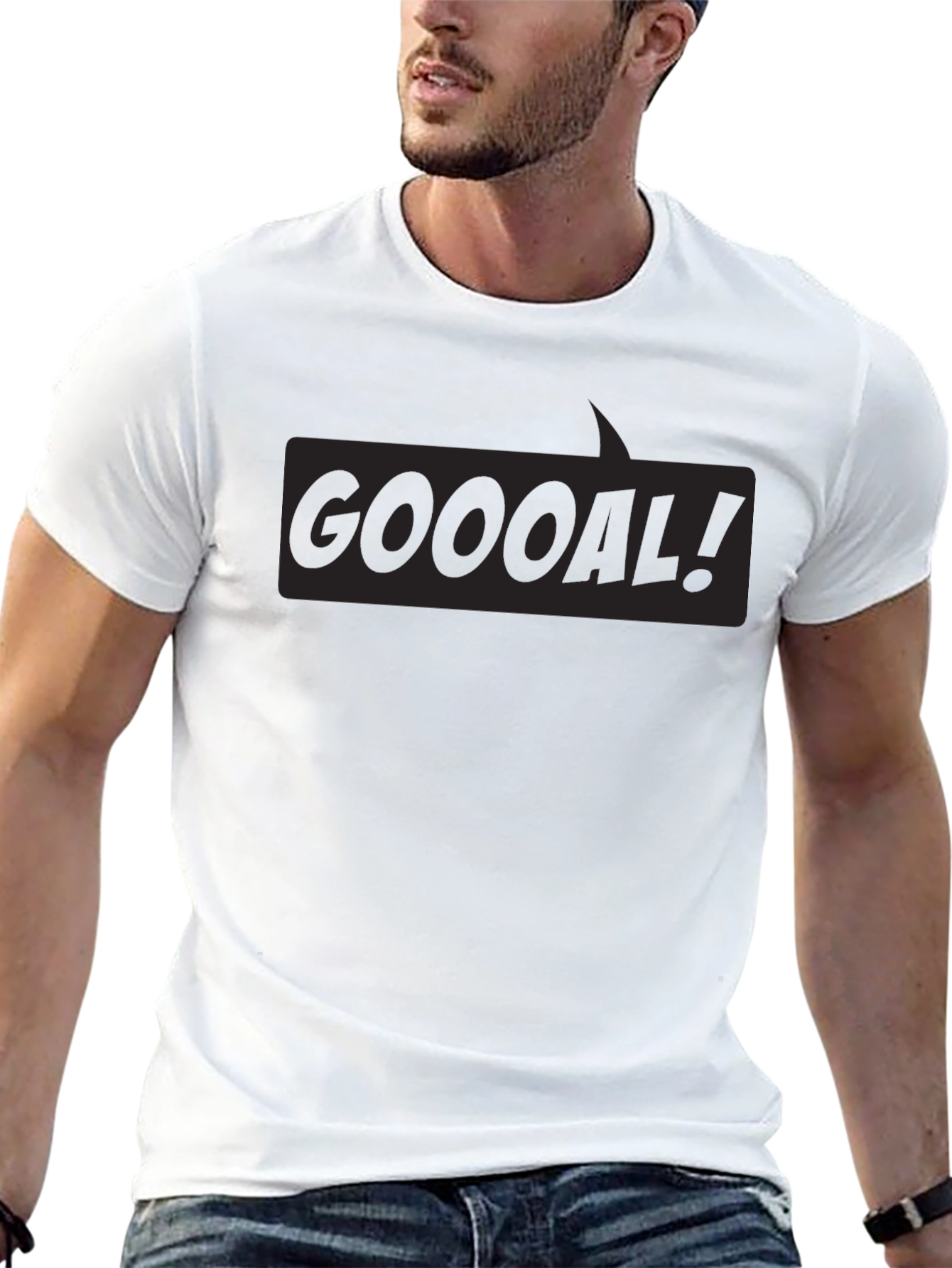 GOOOAL! Graphic Tee - Soccer Fan T-Shirt