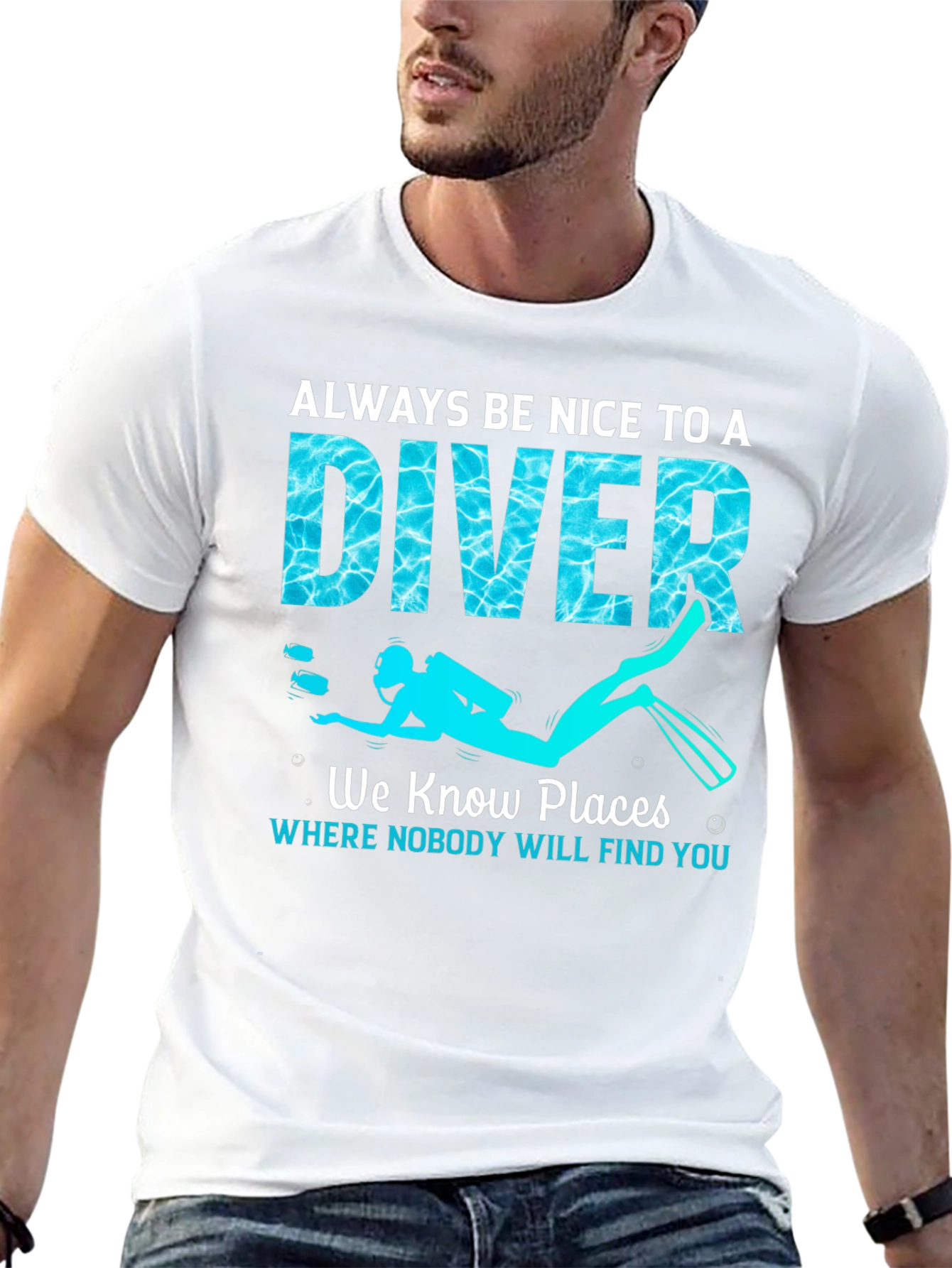 Always Be Nice To a Diver T-Shirt