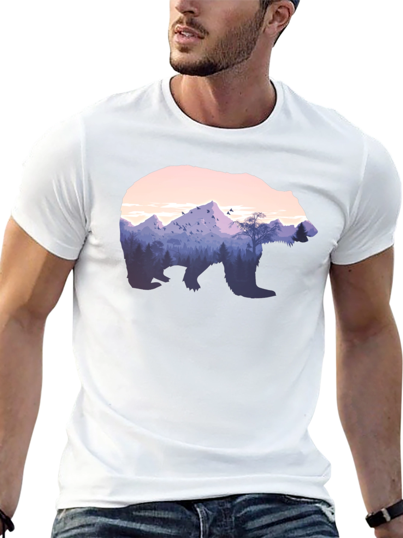 Bear Mountain T-Shirt - Nature Graphic Tee