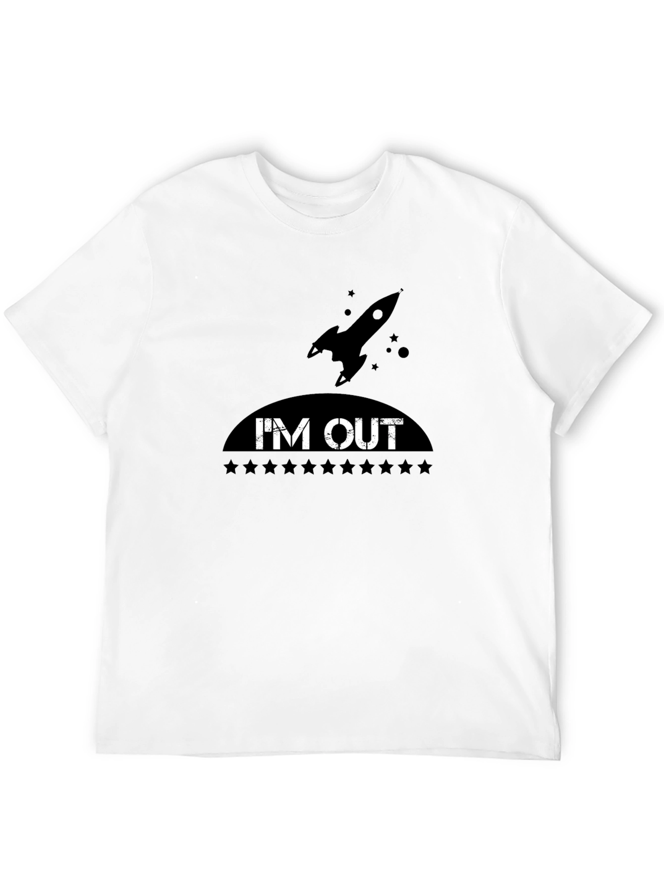 Im Out Rocket Black T-Shirt
