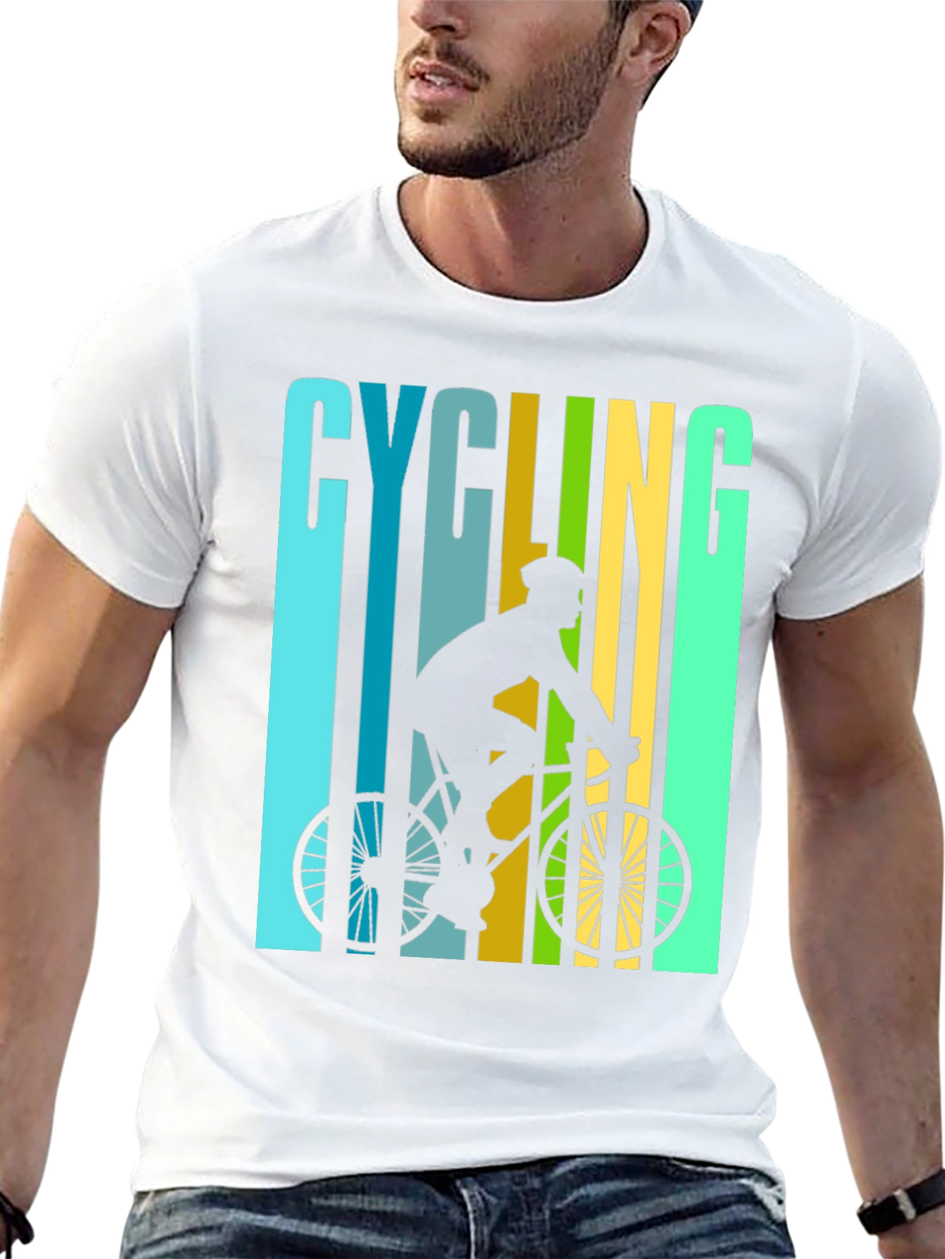 Cycling Graphic T-Shirt - Ride in Style