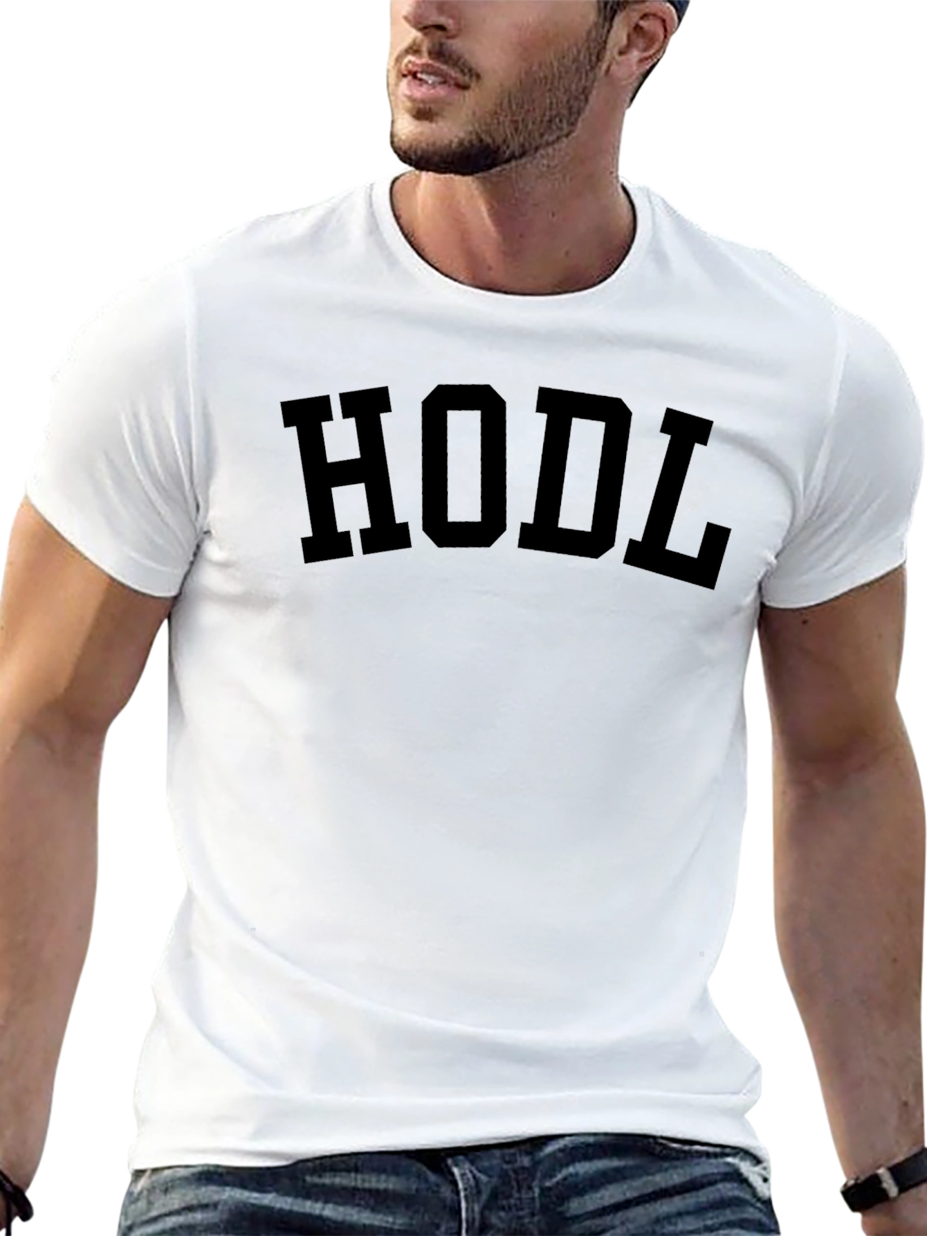 HODL Black T-Shirt - Crypto Investor Apparel