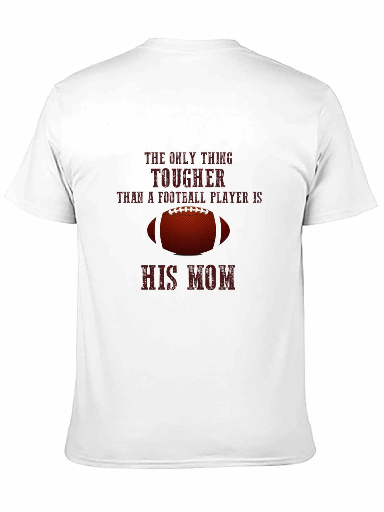 Tougher Than a Football Player Mom T-Shirt