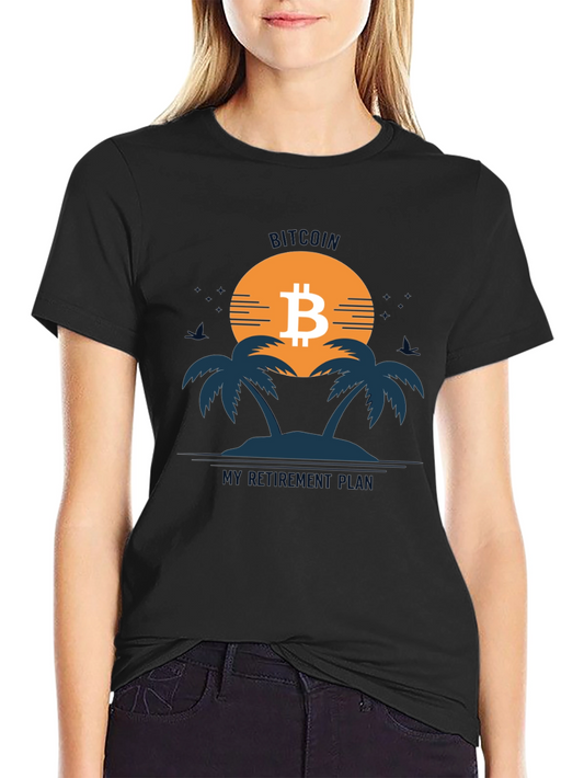 Bitcoin Retirement Plan Graphic T-Shirt
