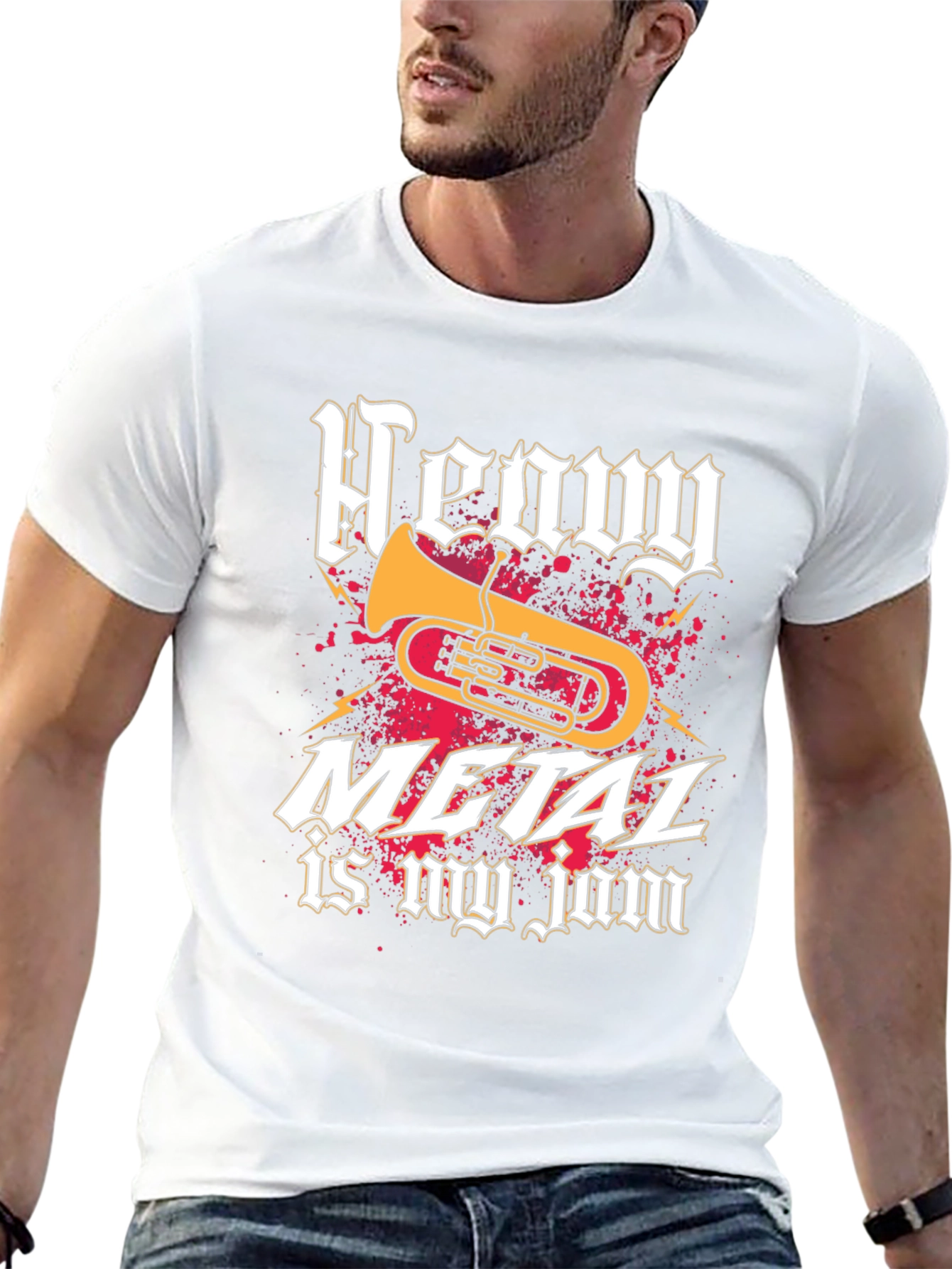 Heavy Metal Tuba Tee - Music Lover Shirt