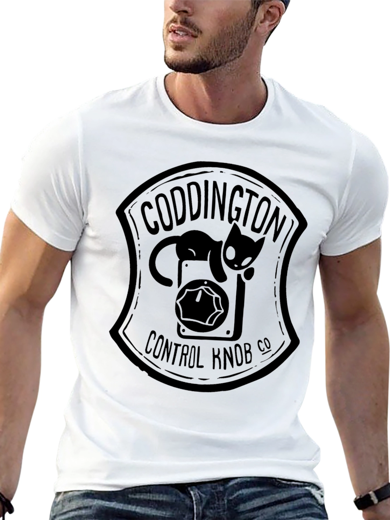 Coddington Control Knob Co. T-Shirt - Cat Design