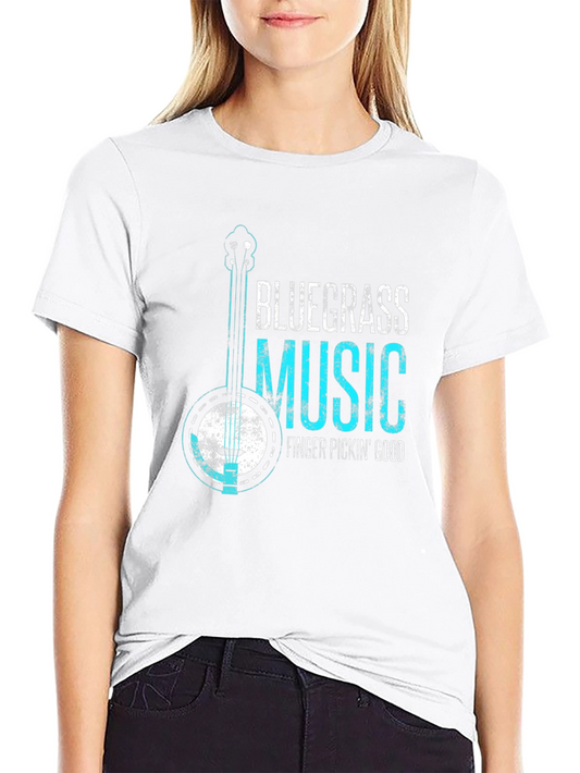 Bluegrass Music T-Shirt - Finger Pickin Good!