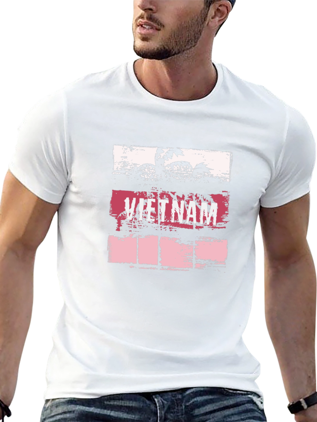 Vietnam Palms T-Shirt - Retro Travel Tee