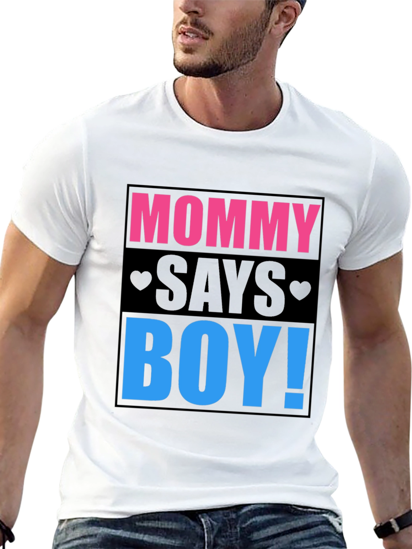 Mommy Says Boy Gender Reveal T-Shirt