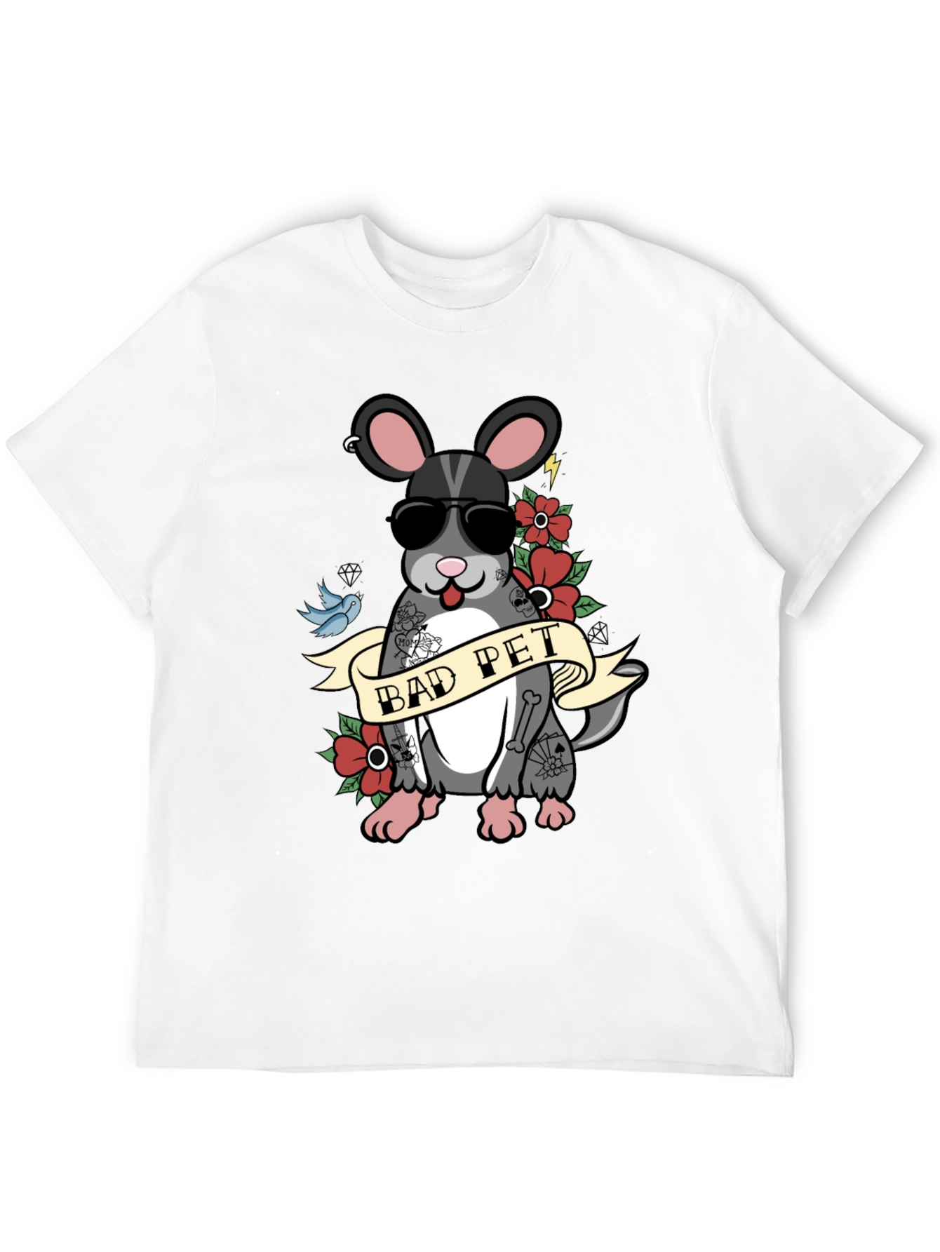 Bad Pet Chinchilla Graphic T-Shirt