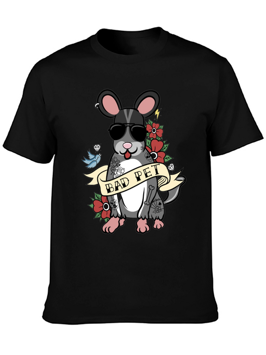 Bad Pet Chinchilla Graphic T-Shirt