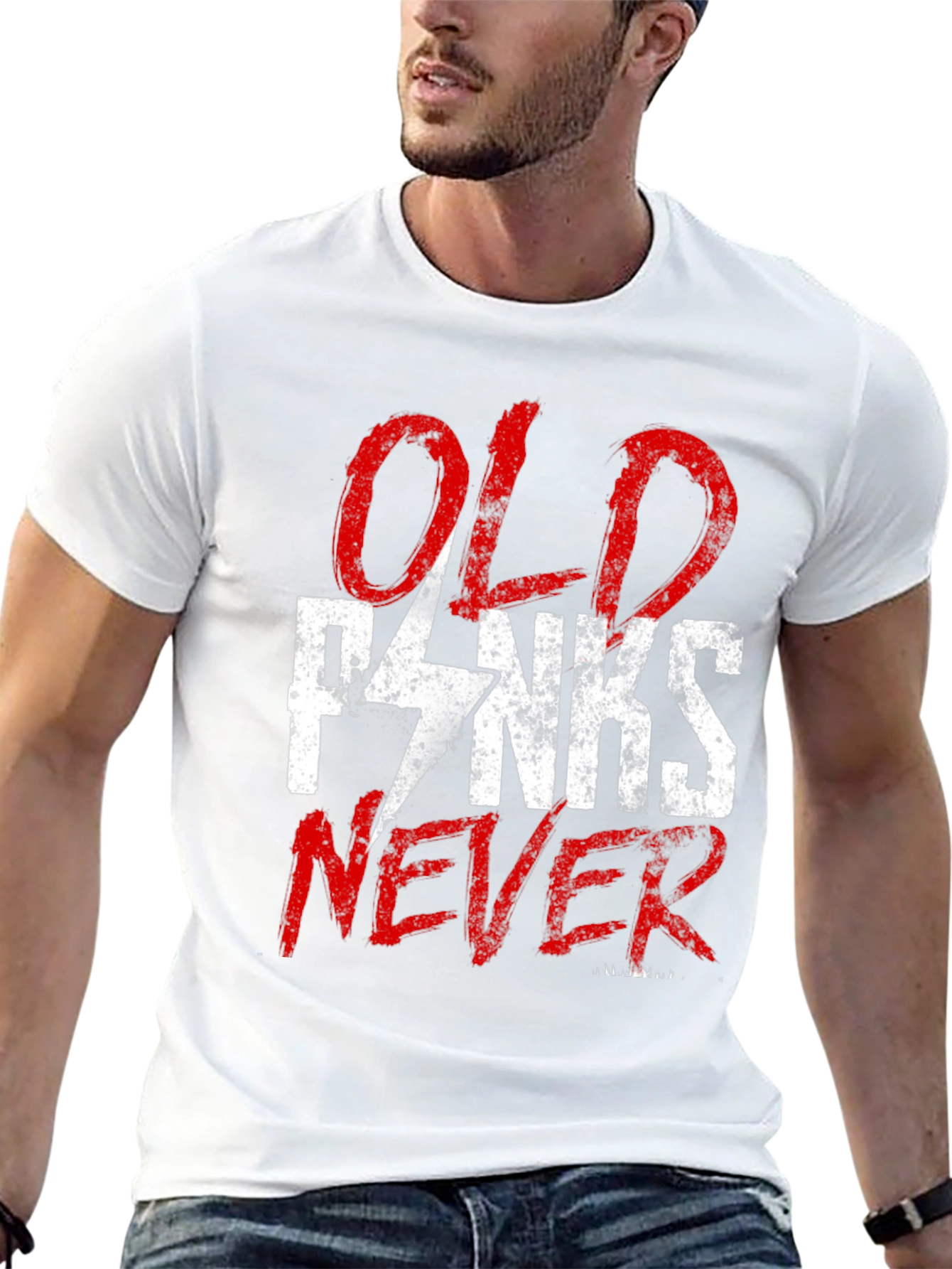 Old Punks Never Die Graphic T-Shirt