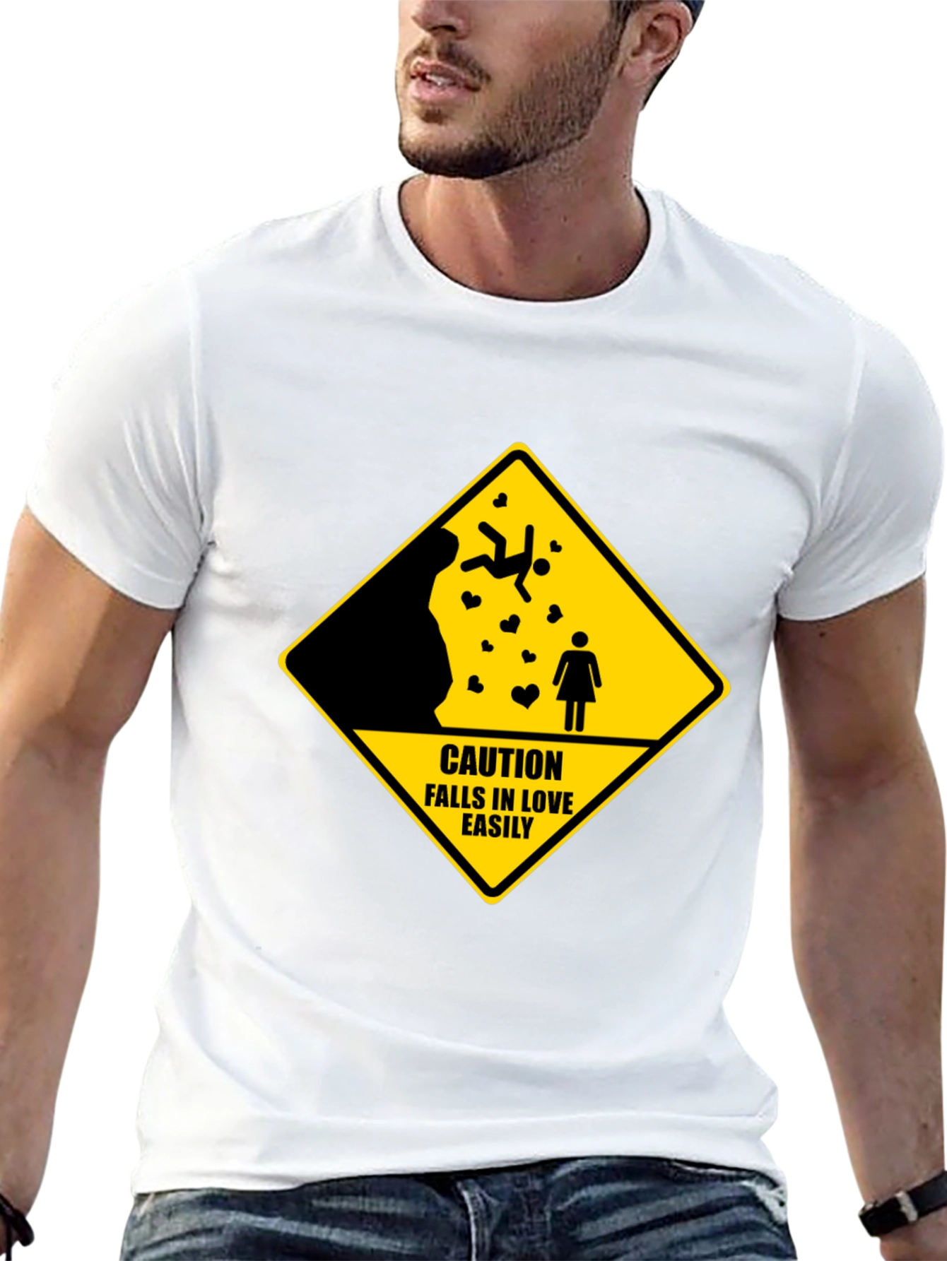 Caution Falls in Love Easily T-Shirt