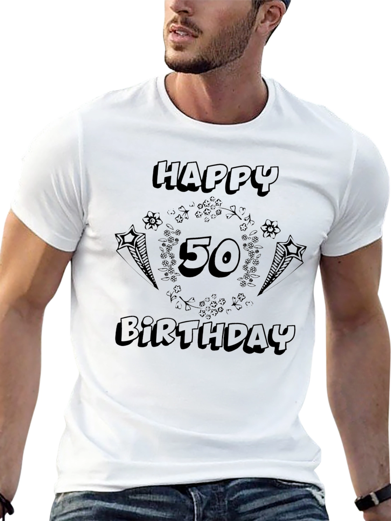 Happy 50th Birthday T-Shirt - Classic Tee