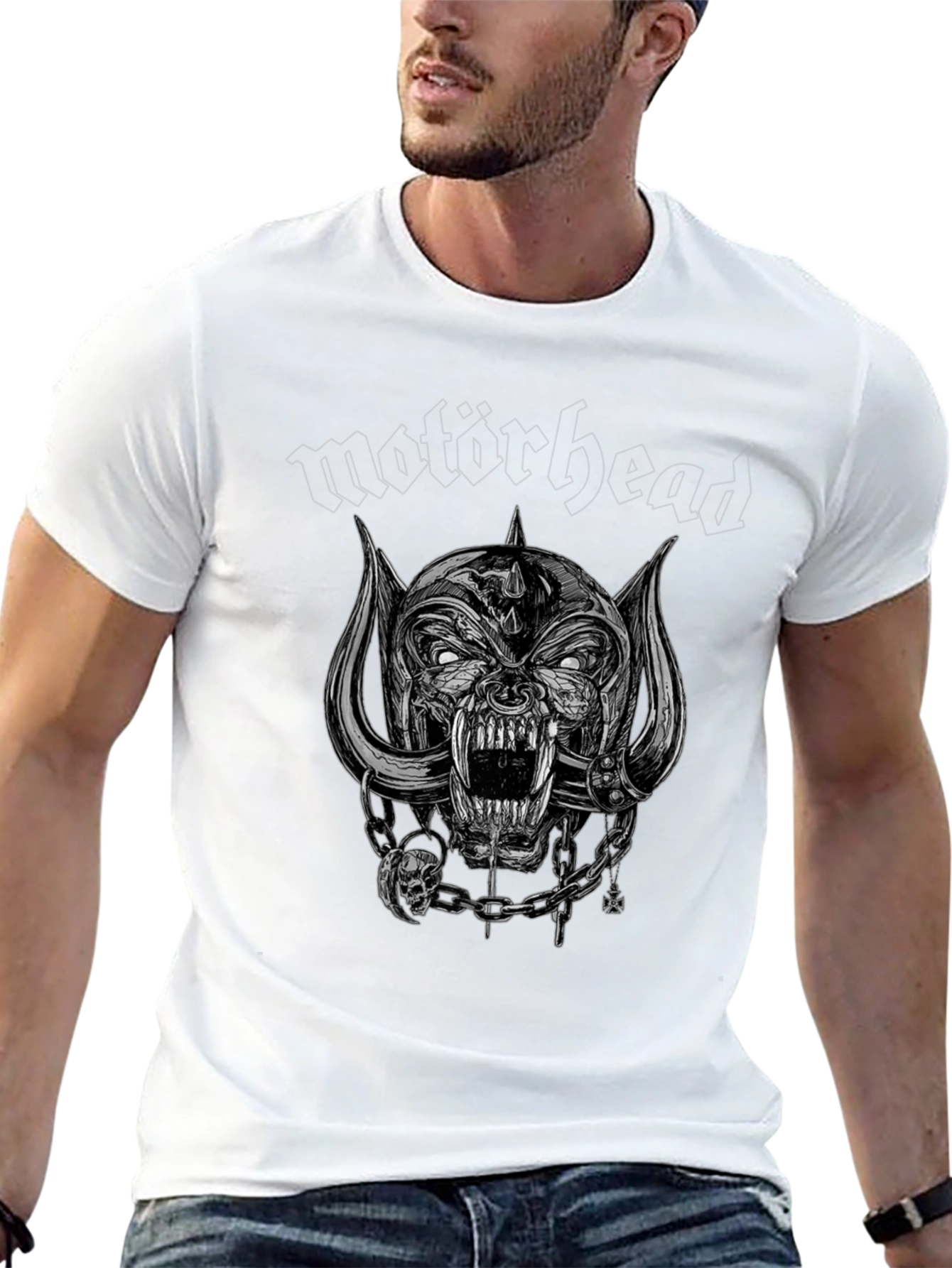 Motörhead Graphic Print T-Shirt - Classic Rock Tee