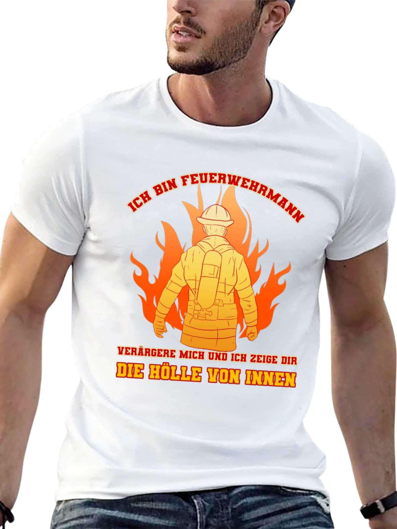 Firefighter T-Shirt: Ich Bin Feuerwehrmann