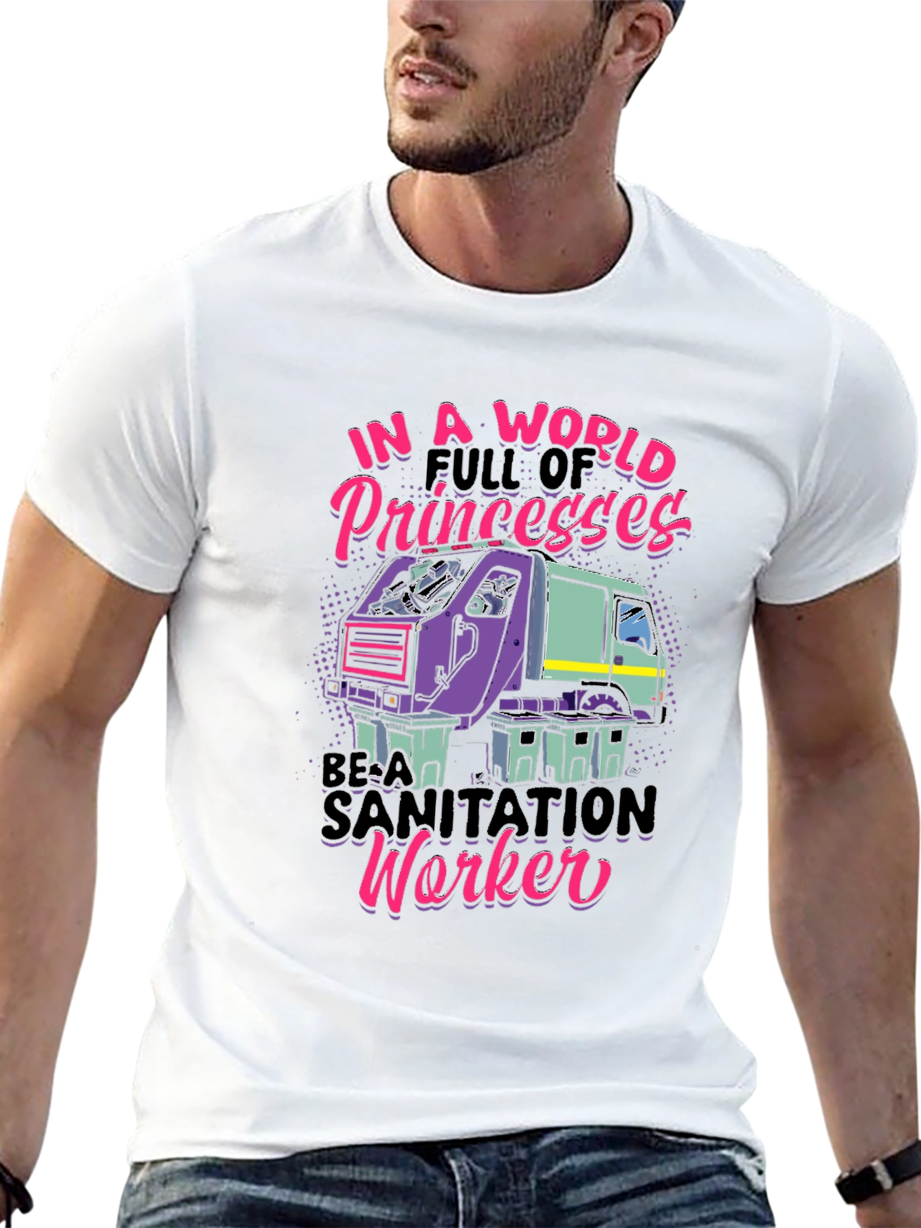Sanitation Worker Graphic T-Shirt