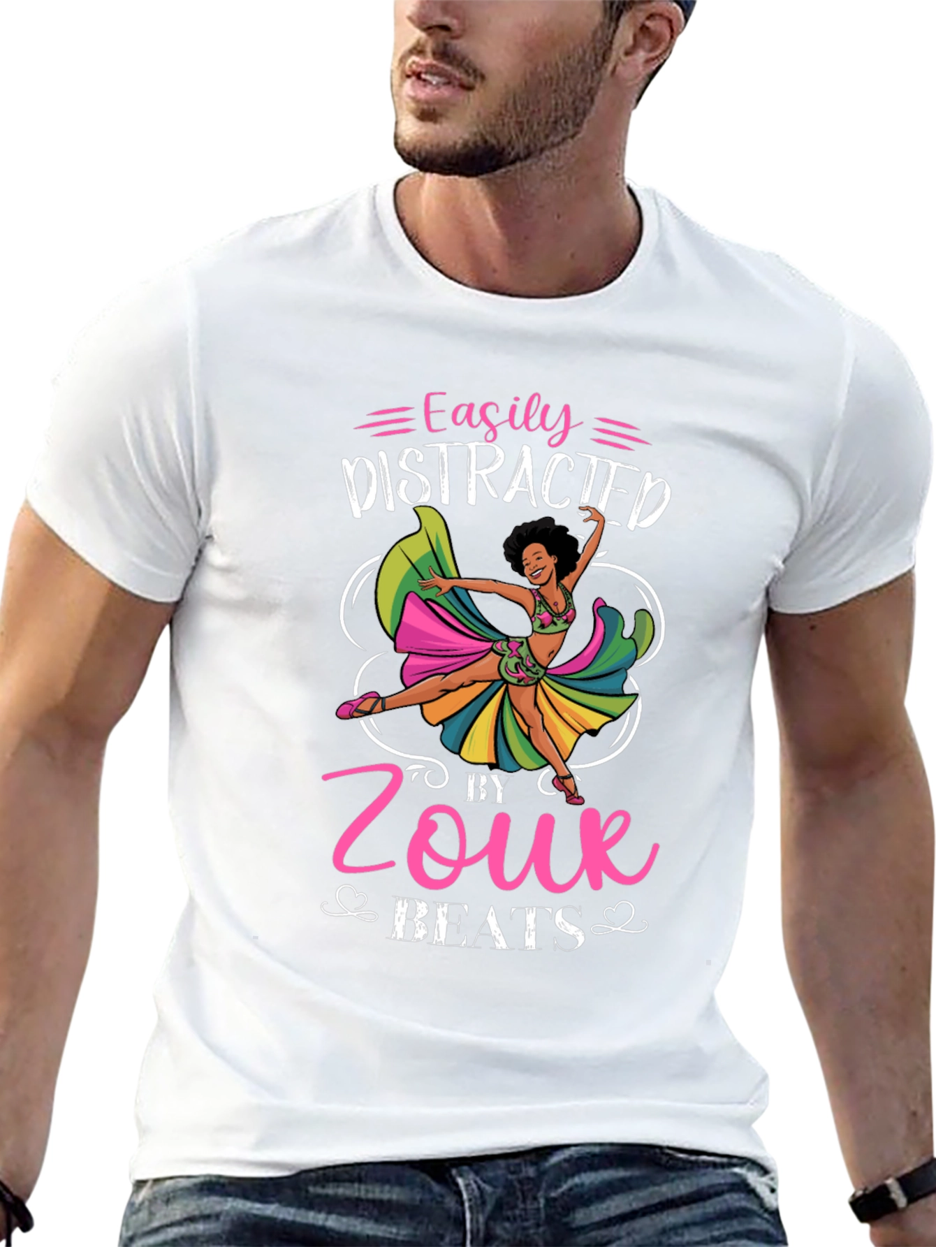 Easily Distracted by Zouk Beats T-Shirt