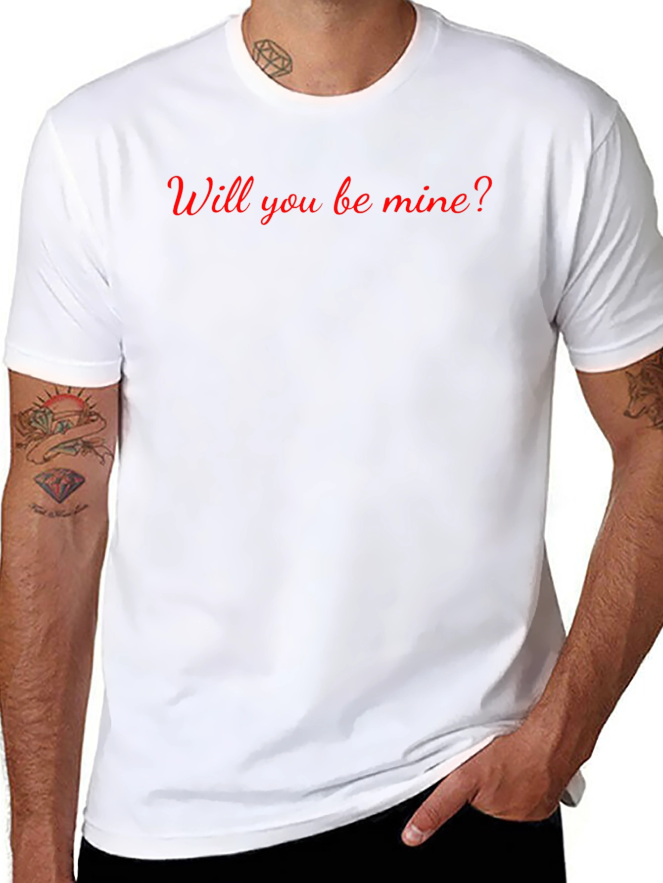 Will You Be Mine? Valentines Day T-Shirt