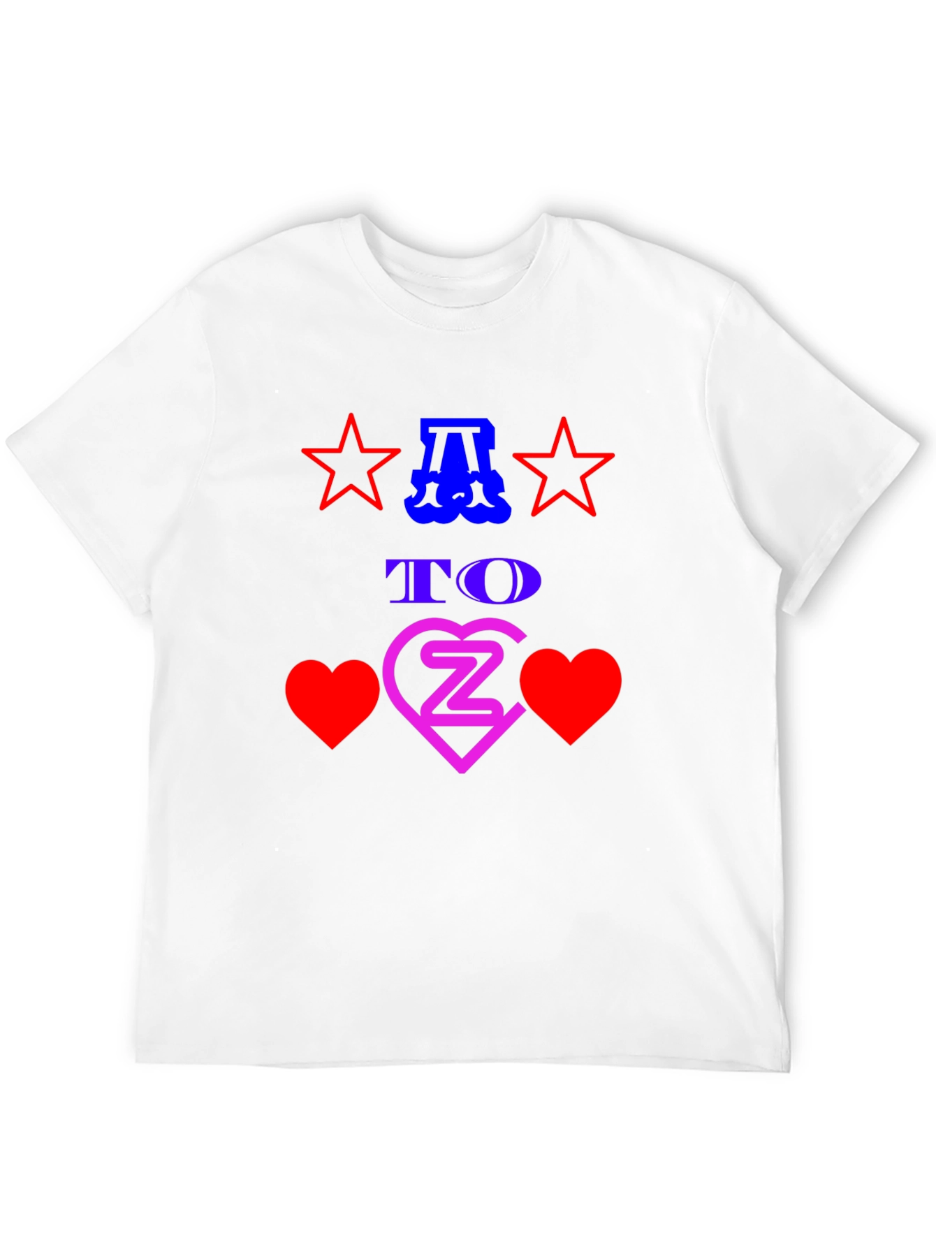A to Z Love Graphic Tee