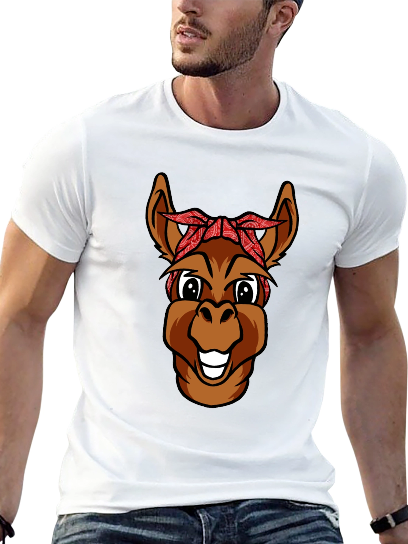 Funny Cartoon Donkey T-Shirt