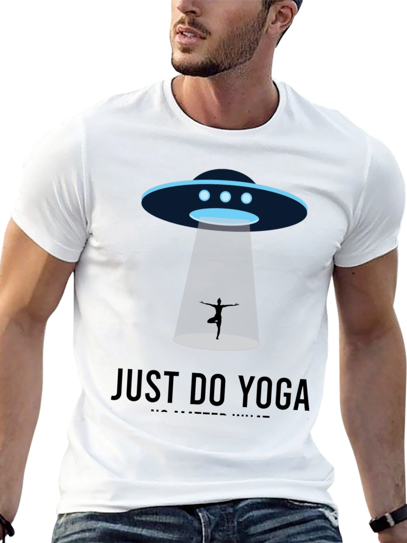 UFO Yoga T-Shirt - Just Do Yoga Tee