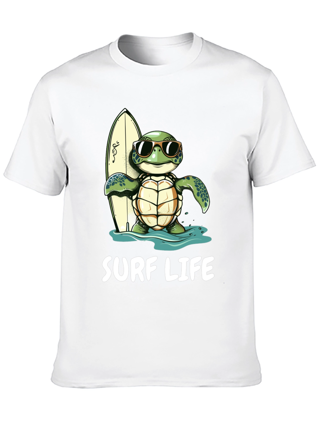 Surf Life Turtle Graphic Tee - Beach Ready!