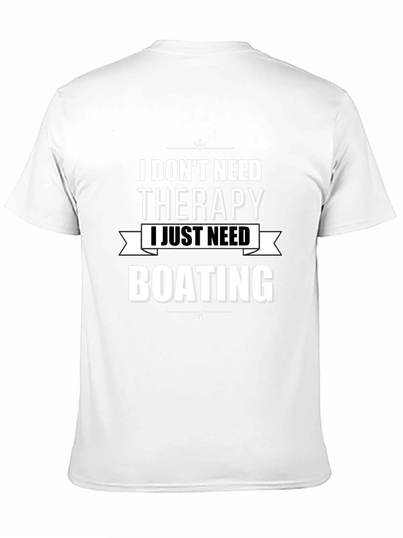 Boating Therapy T-Shirt - Funny Boat Lover Tee